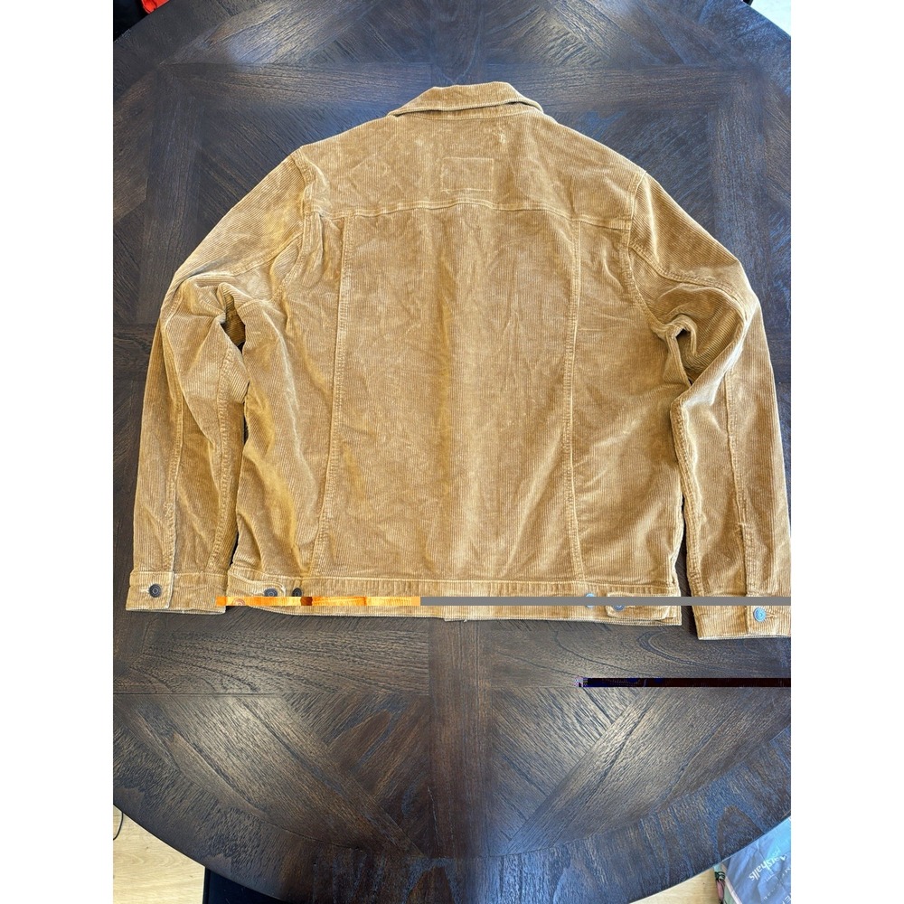 Denver Hayes Blue Jean Jacket‎ Wide Wale Corduroy Camel Colored Men's Size XXL - Picture 2 of 10